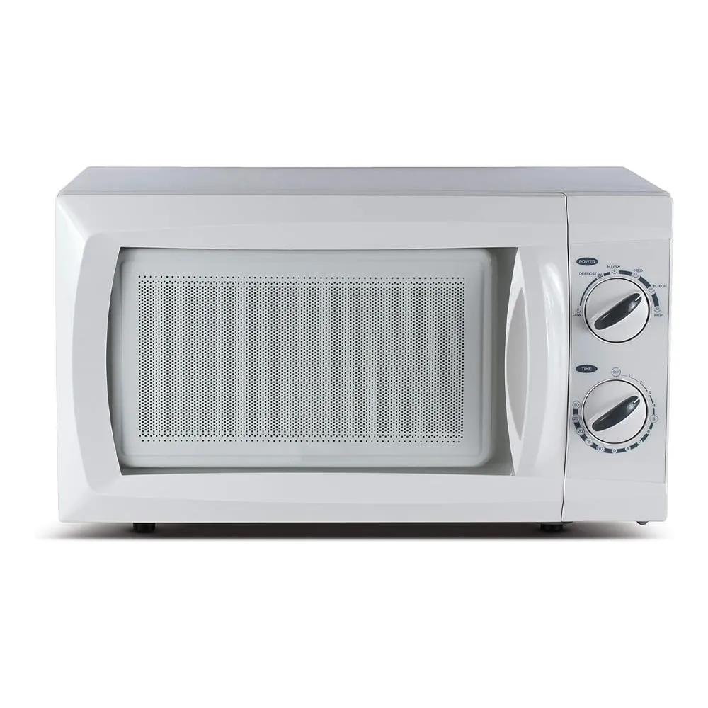 0.6 Cu. Ft. Microwave Oven w/ Power Levels & Grip Handle, 30 Minute Timer, White