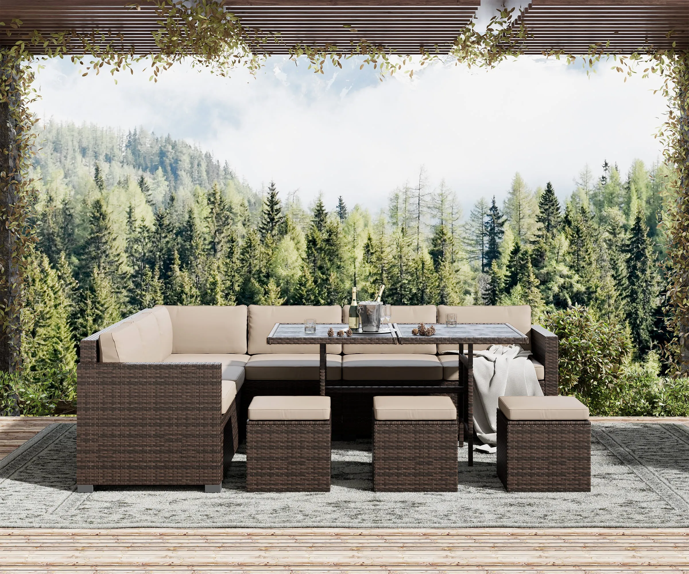 7 Piece Patio Dining Set