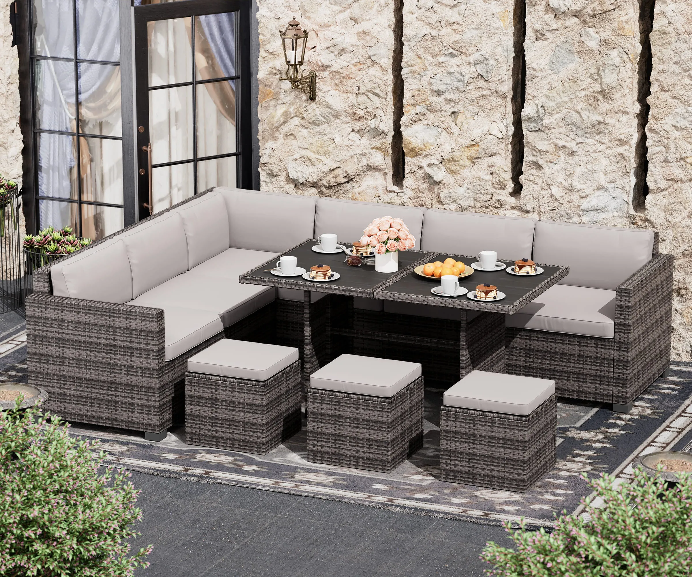 7 Piece Patio Dining Set