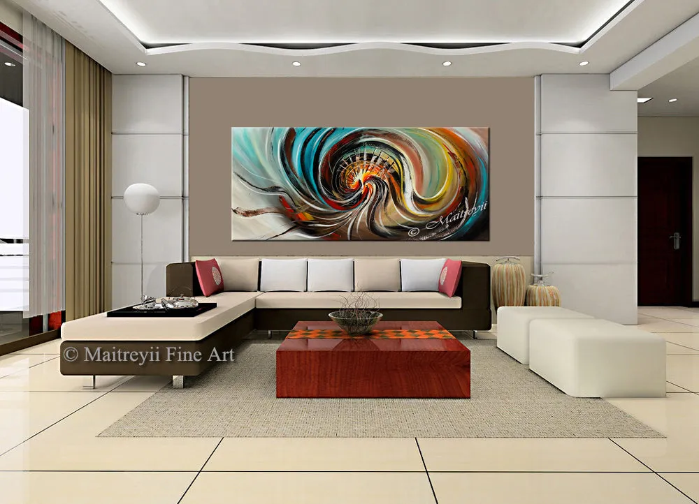 Abstract Modern Art Oil Painting on Canvas Modern Wall Art Amazing Abstract Gold Flow Painting - Abstract Art 88