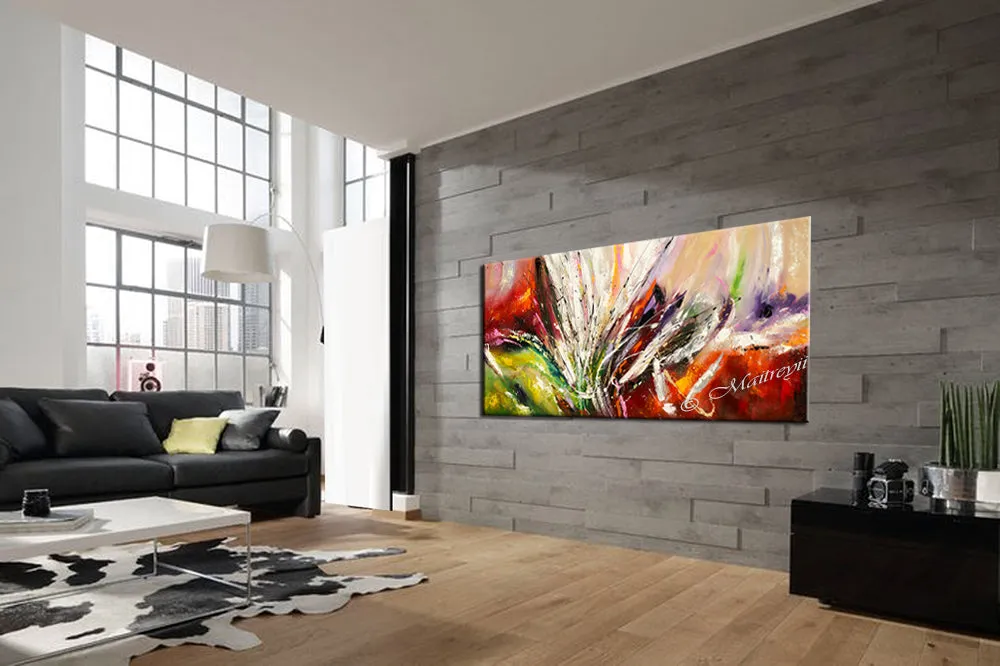 Abstract Modern Art Oil Painting on Canvas Modern Wall Art Amazing Abstract Painting - Abstract Art 87