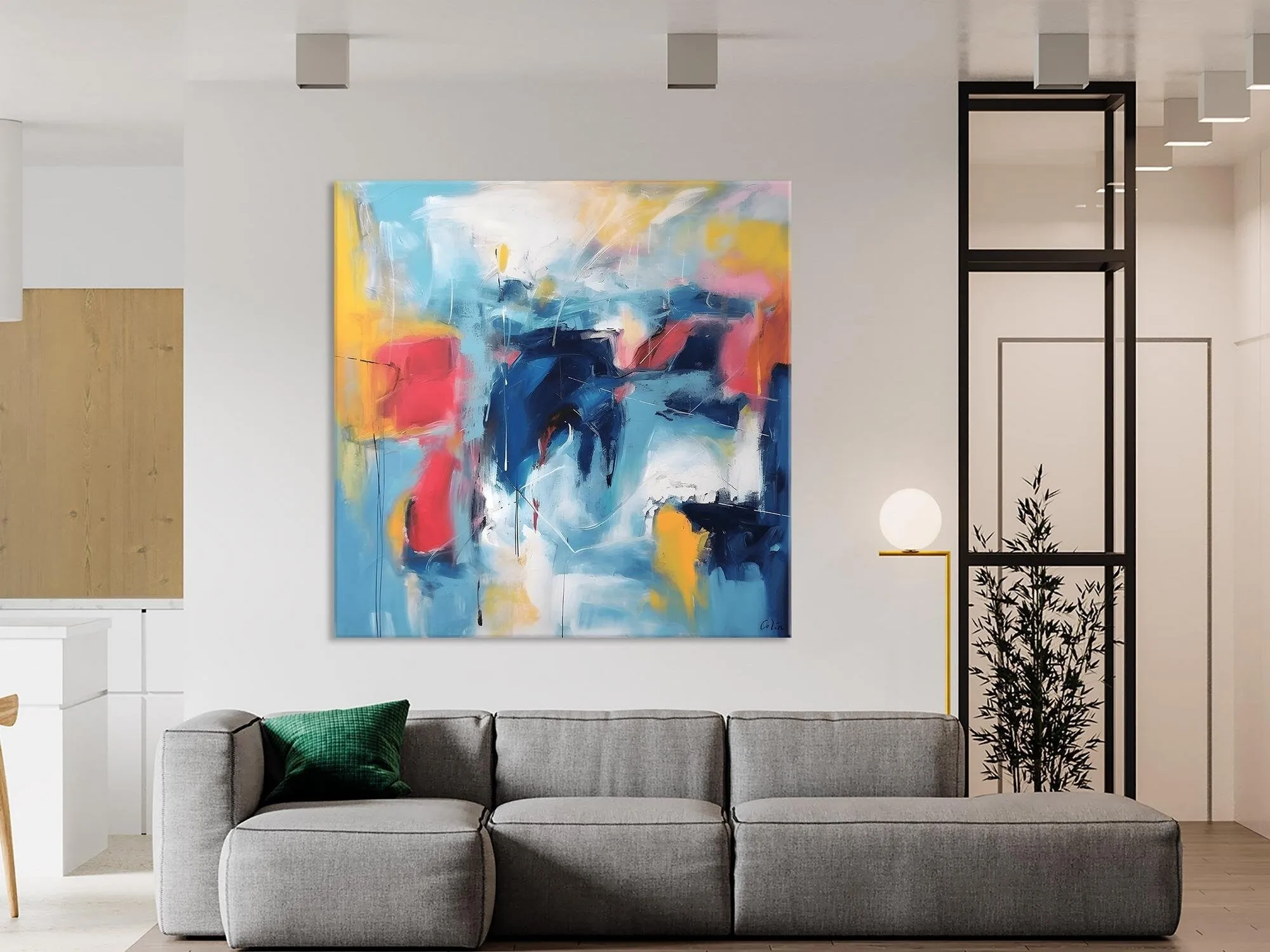 Abstract Paintings for Bedroom, Original Modern Paintings, Large Contemporary Canvas Art, Modern Acrylic Artwork, Buy Art Paintings Online