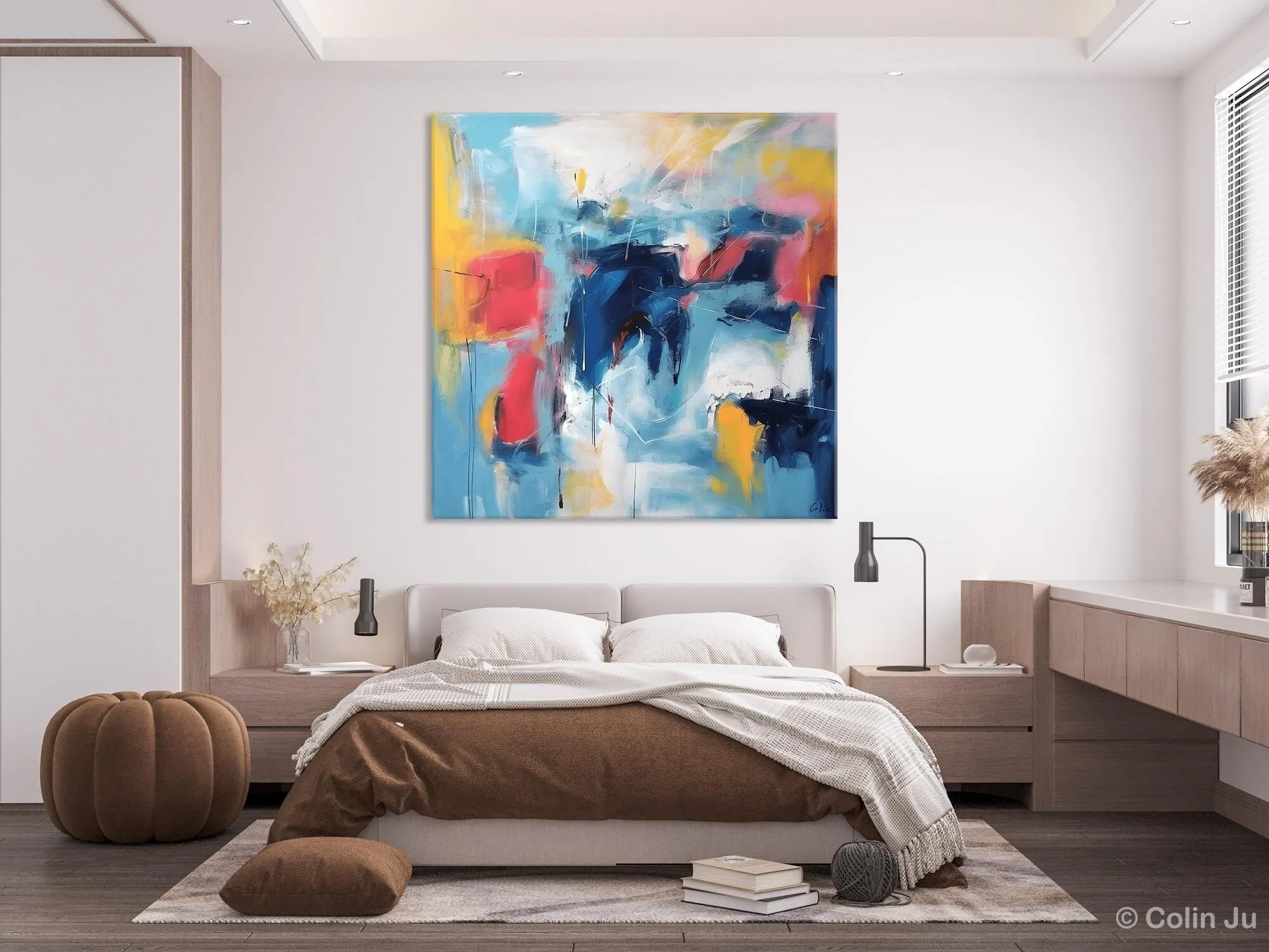 Abstract Paintings for Bedroom, Original Modern Paintings, Large Contemporary Canvas Art, Modern Acrylic Artwork, Buy Art Paintings Online