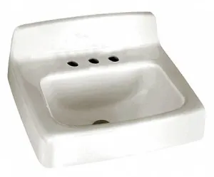 American Standard American Standard, Regalyn√¢ Series, 9 7/8 in x 15 1/2 in, Enameled Cast Iron, Lavatory Sink - 4869004.02