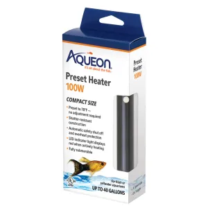 Aqueon Preset Aquarium Heater 100 Watts