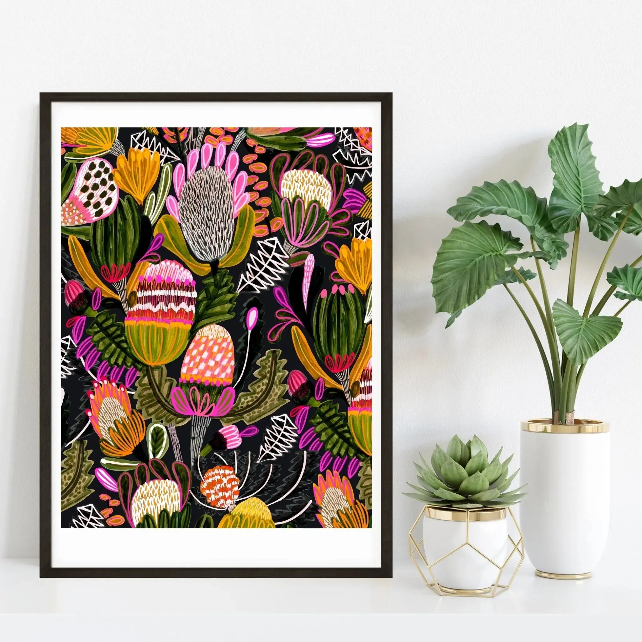 Bush Bankisa Modern Wall Art Print