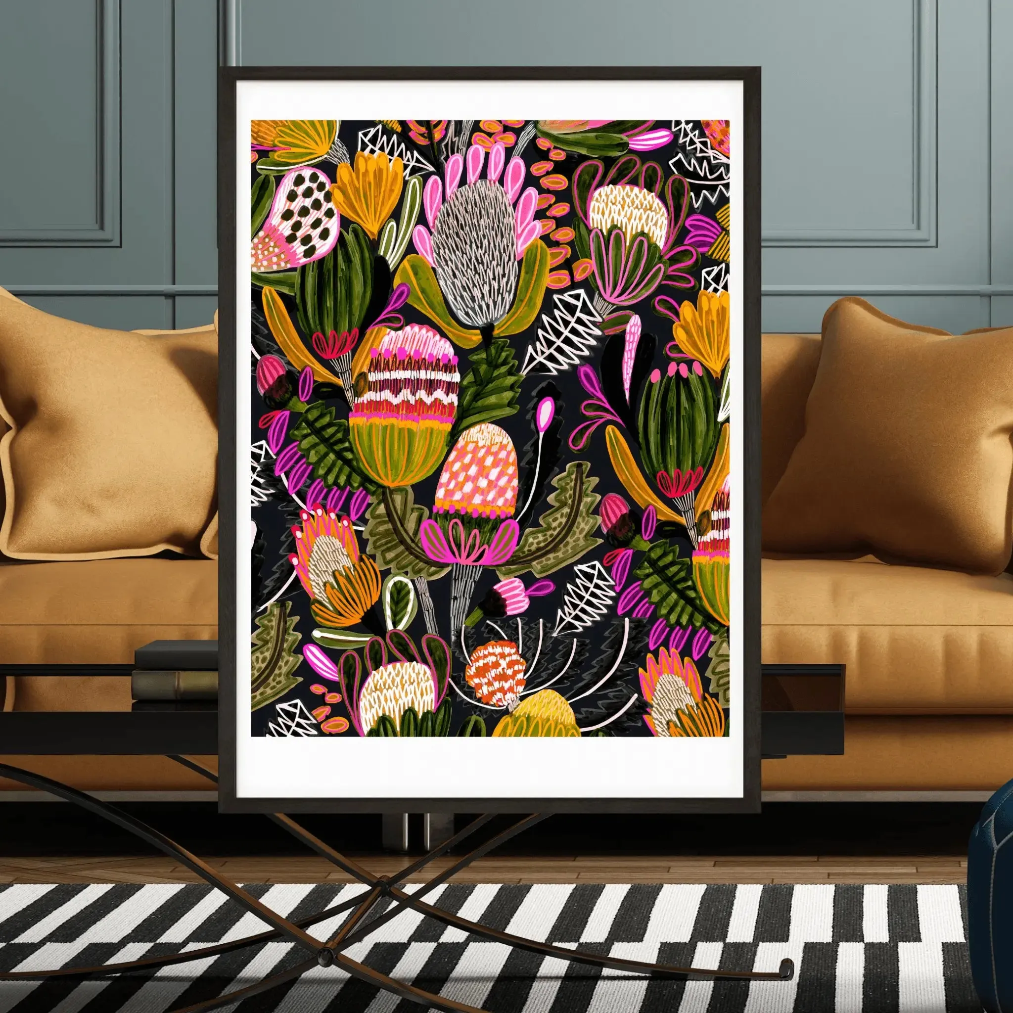 Bush Bankisa Modern Wall Art Print