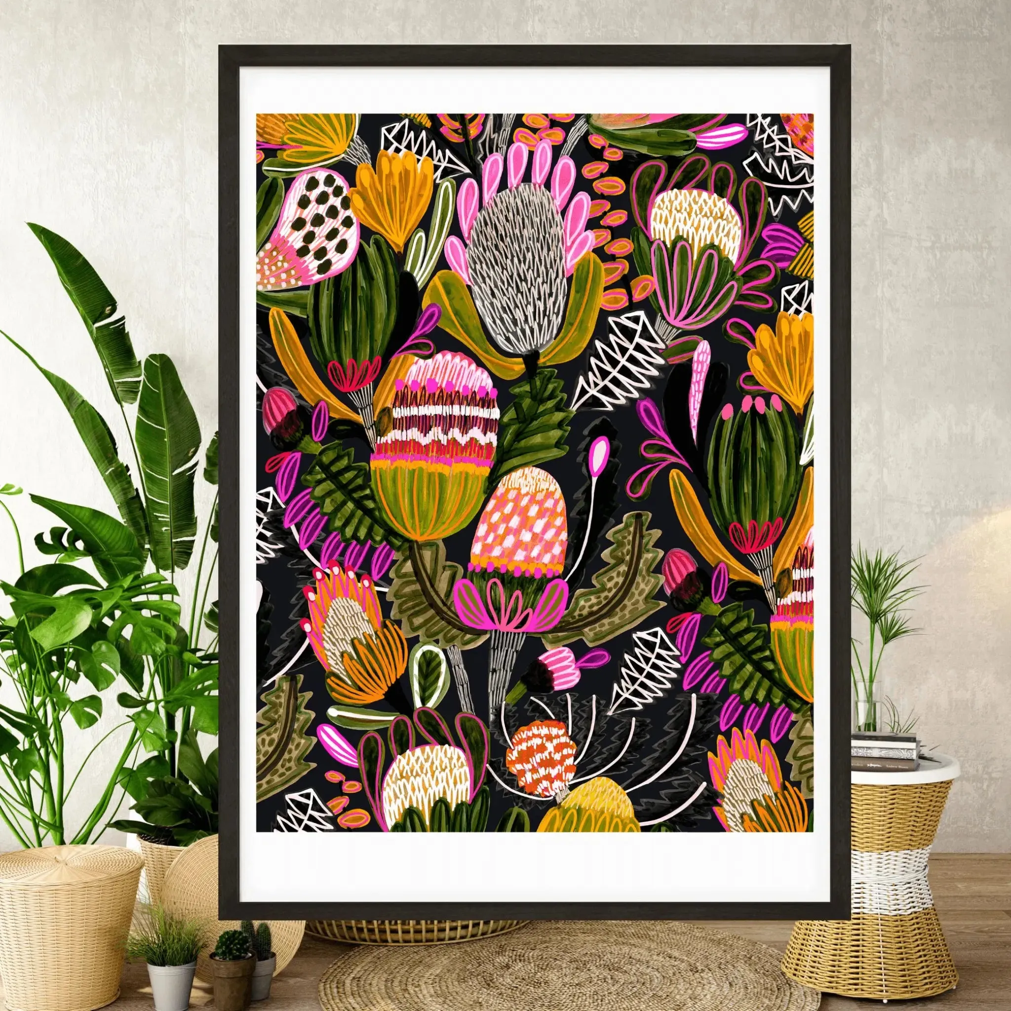 Bush Bankisa Modern Wall Art Print