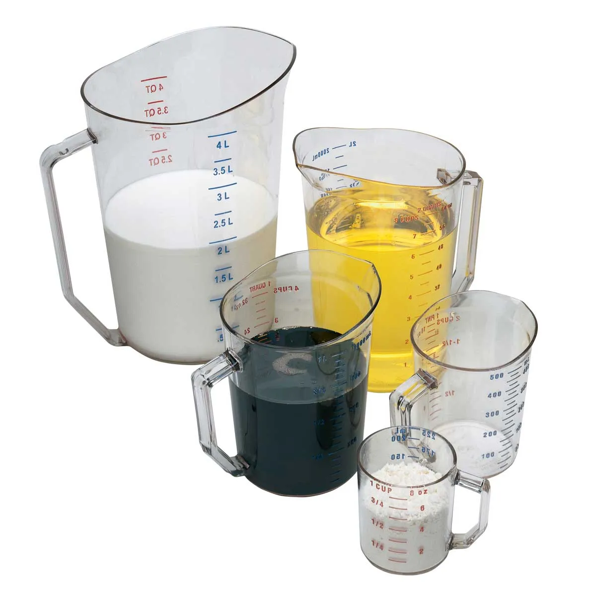 Cambro 200MCCW135 Clear Measuring cup, 1/2 Gal.