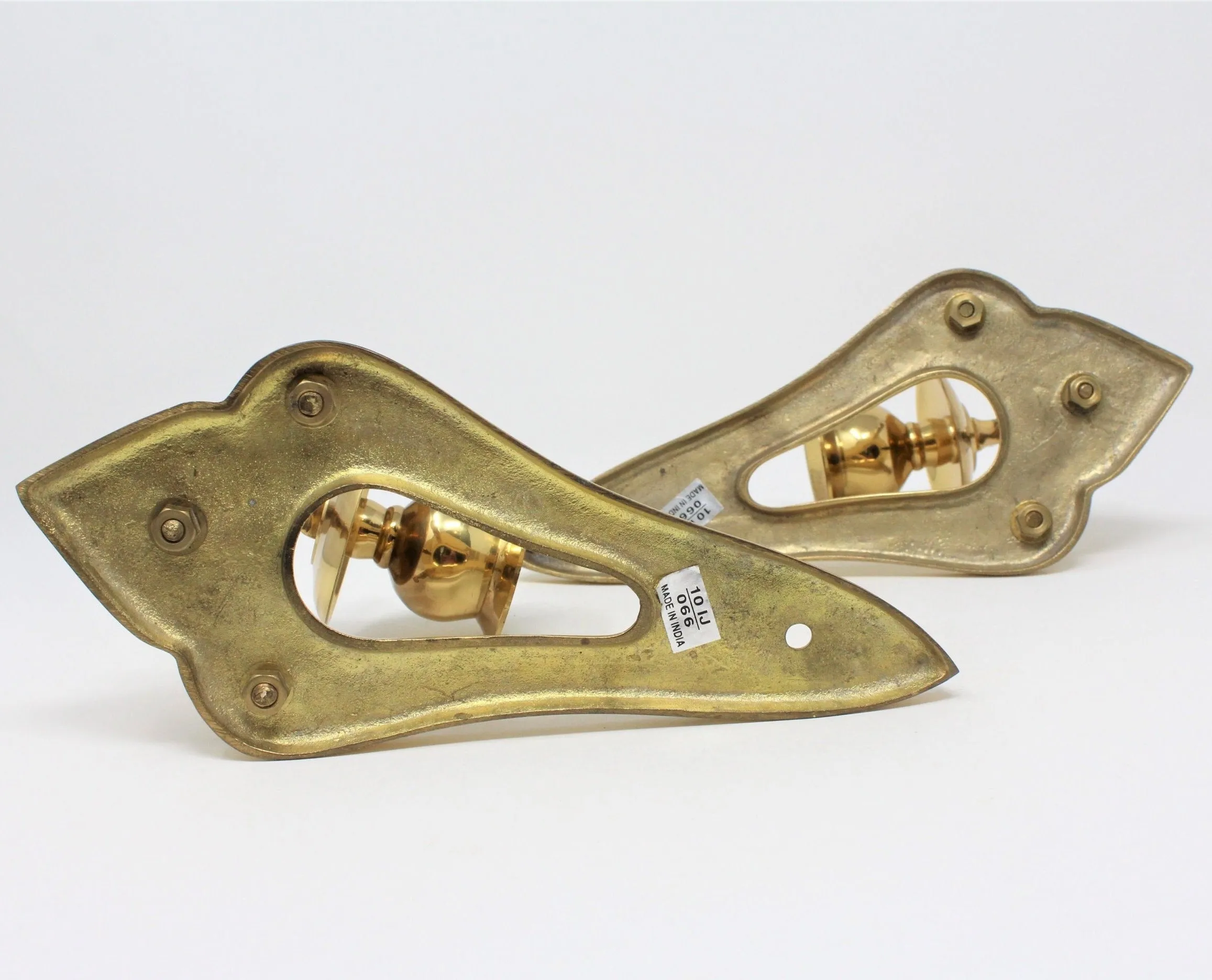 Candle Holders / Sconces, Brass Sconces, Set of 2, Vintage, India