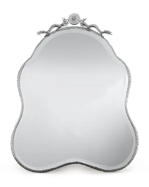 Chinese Export Silver Mirror