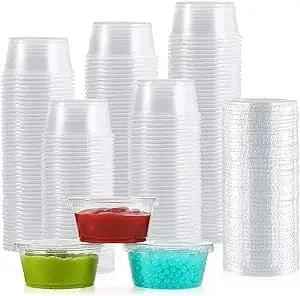 Clear 3.25oz Portion Cup, 50pcs/bag, 50bags/ctn