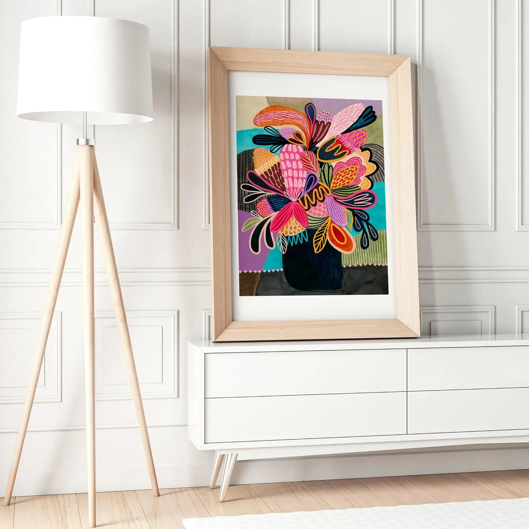 Colour Pop Modern Wall Art Print