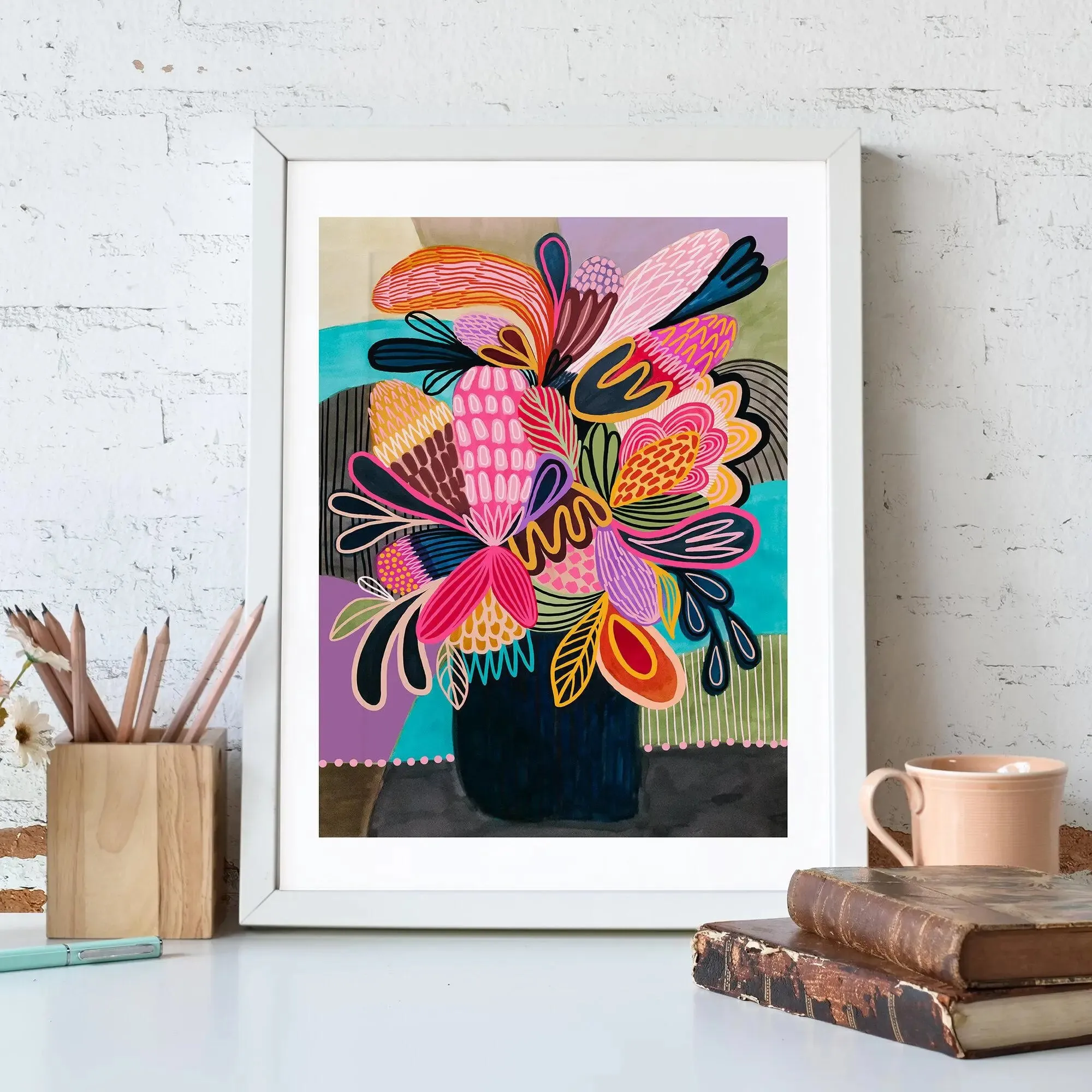 Colour Pop Modern Wall Art Print