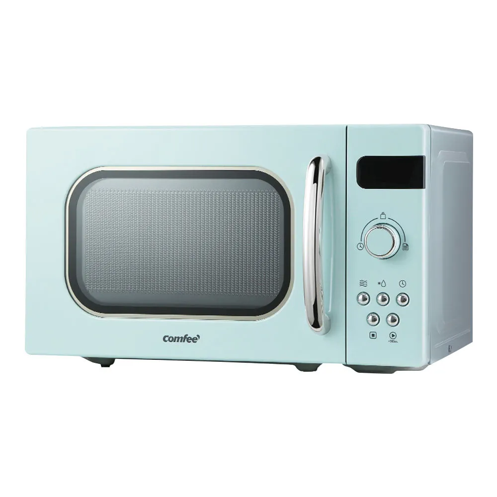 Comfee 20L Microwave Oven 800W Countertop Kitchen 8 Cooking Settings Green