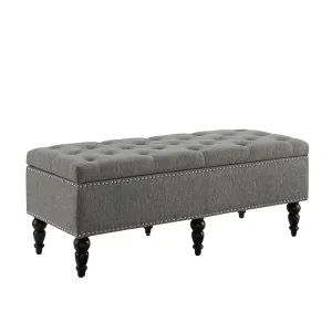 Dunaway Ottoman - Grey