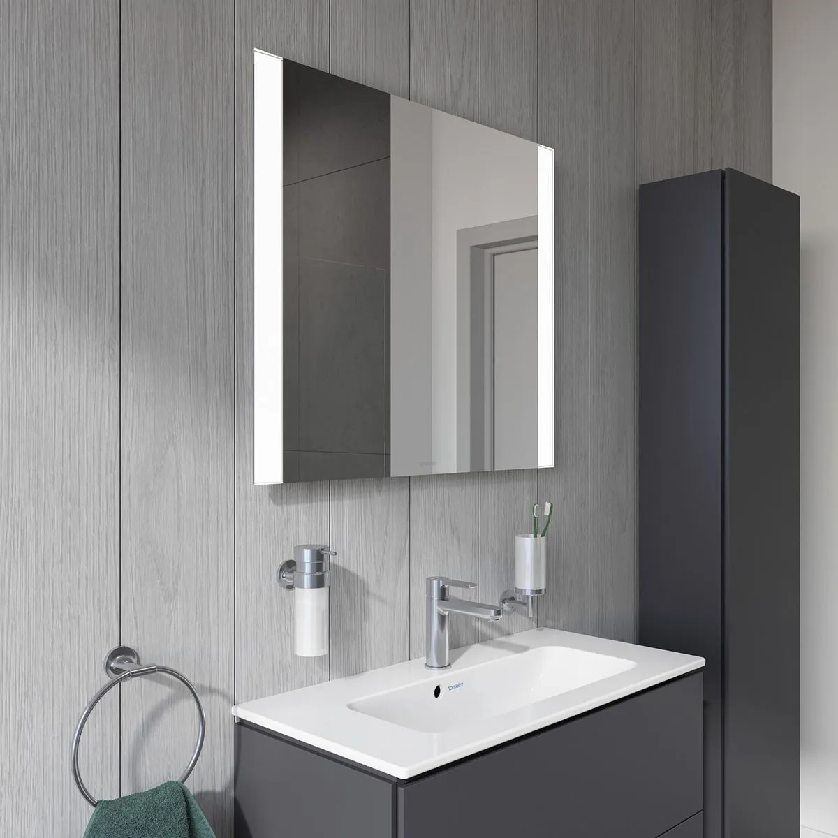 Duravit Best 800mm Mirror with 2-Sided LED Lighting - LM7886D00000000