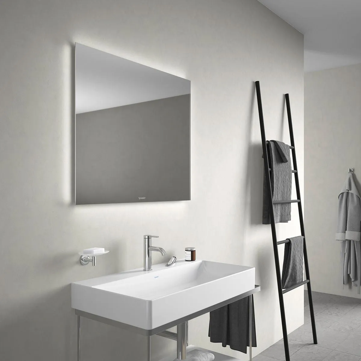 Duravit Best 800mm Mirror with 4-Sided LED Lighting - LM7826D00000000