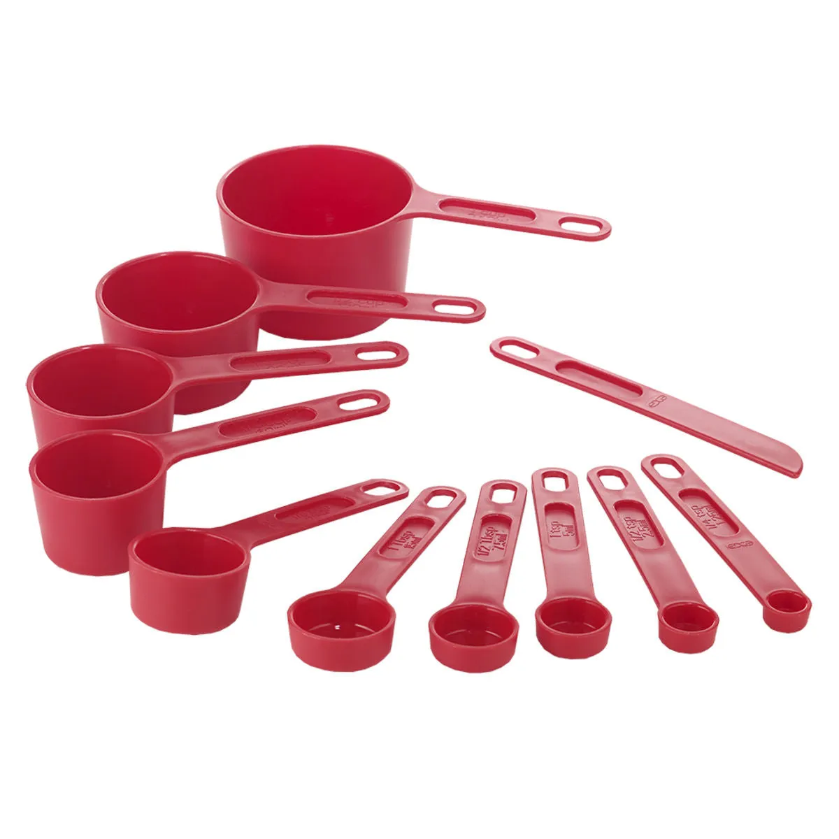 Edge Design Measuring Set Red 11 Piece