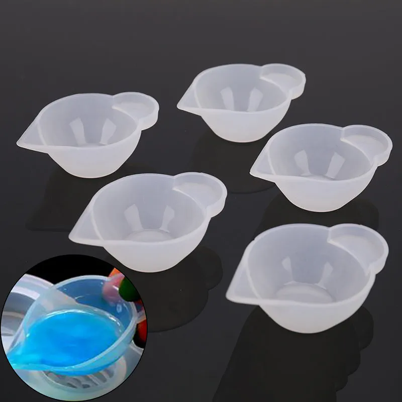 ELMAS 12 Silicone Measuring Cups for UV Resin & Jewelry DIY