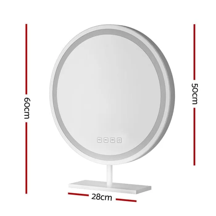 Embellir Makeup Mirror With Bluetooth And Led 50cm