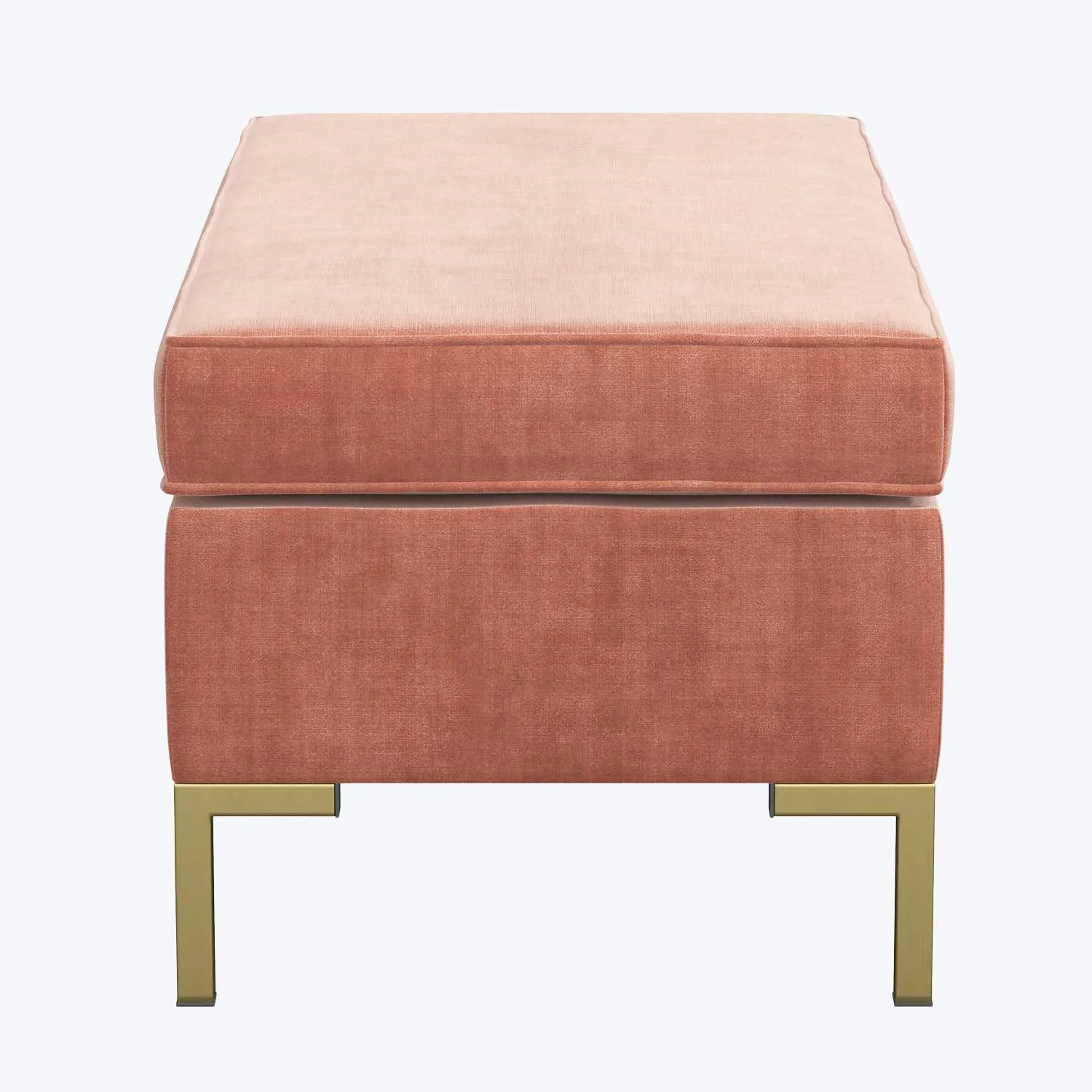 Emily Velvet Ottoman