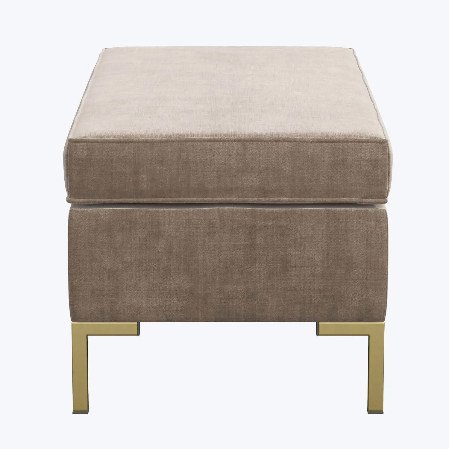 Emily Velvet Ottoman