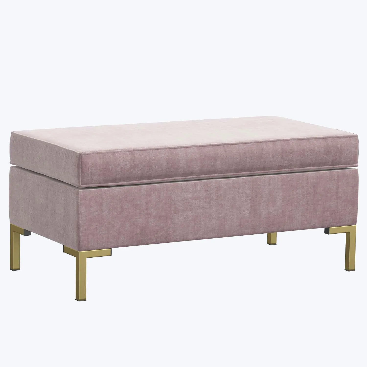 Emily Velvet Ottoman