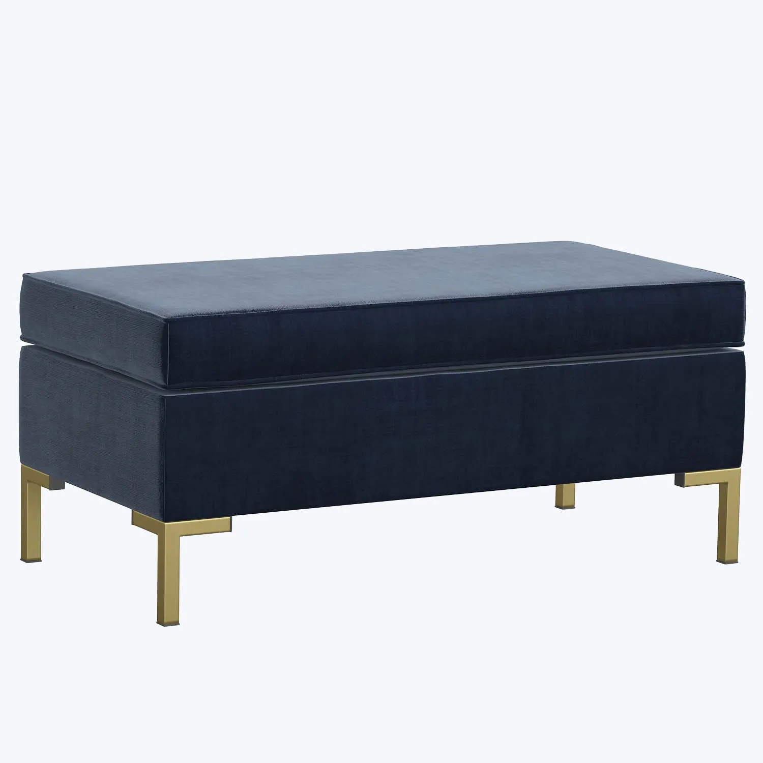 Emily Velvet Ottoman