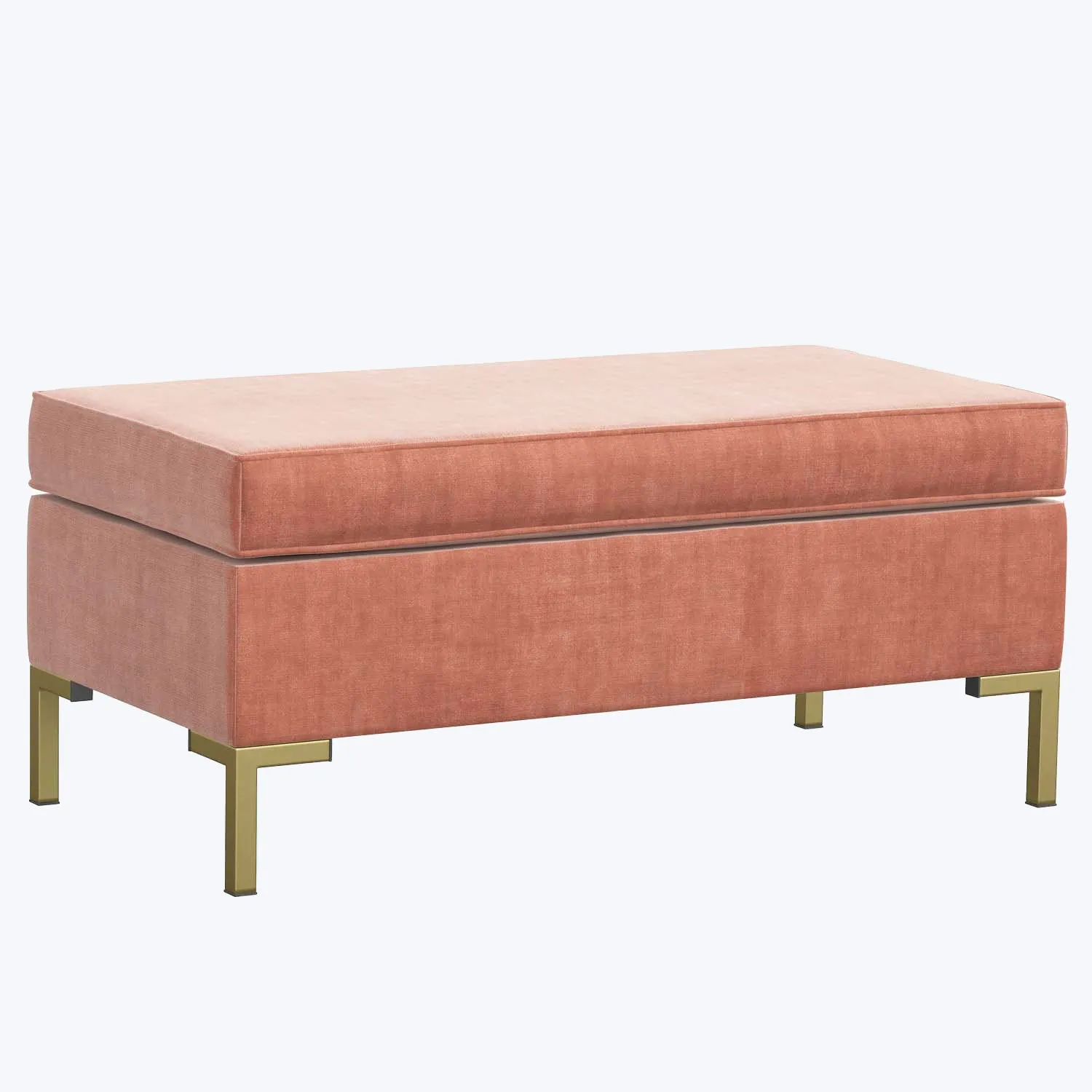 Emily Velvet Ottoman