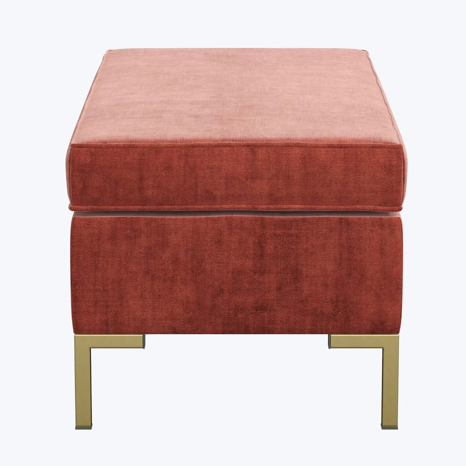 Emily Velvet Ottoman