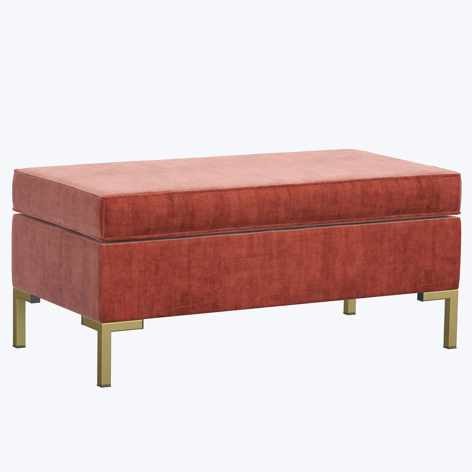 Emily Velvet Ottoman