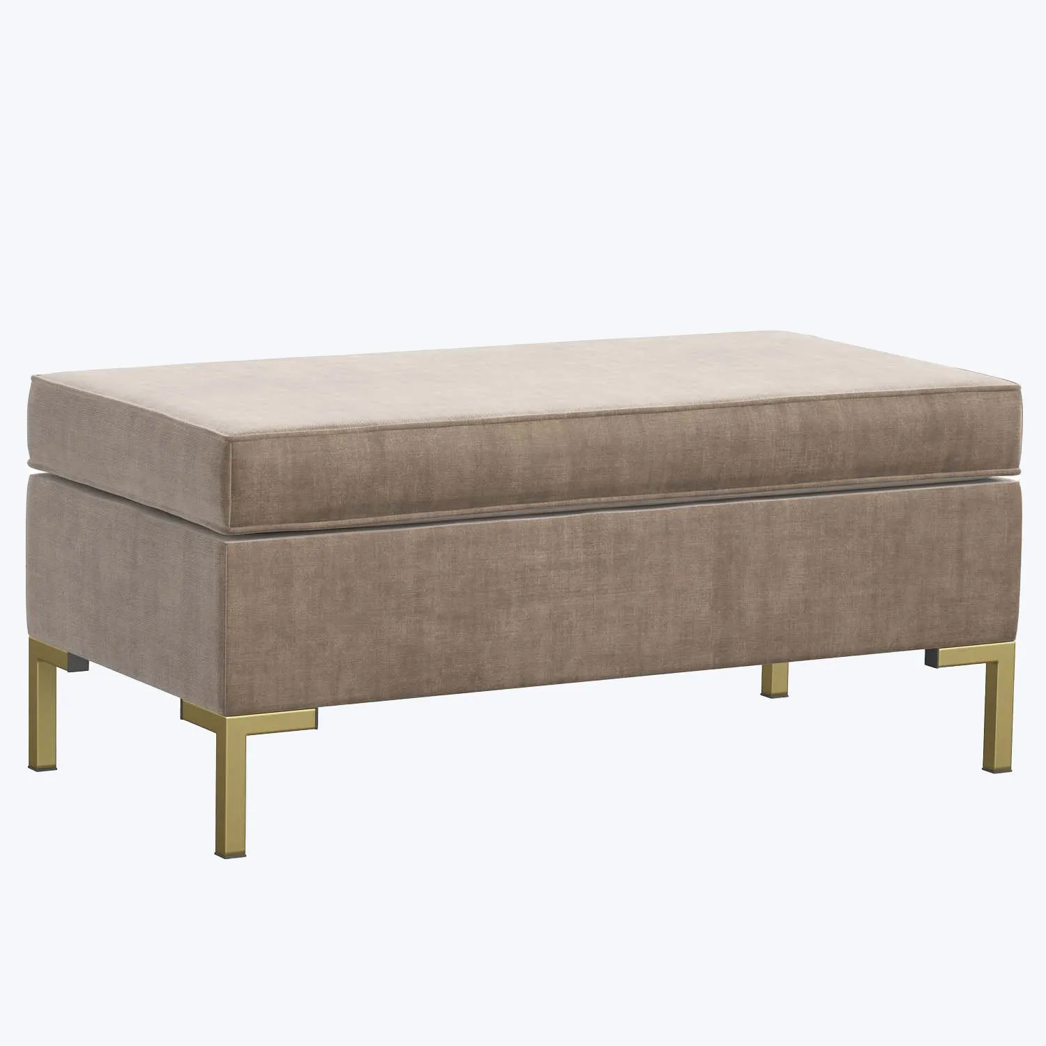 Emily Velvet Ottoman