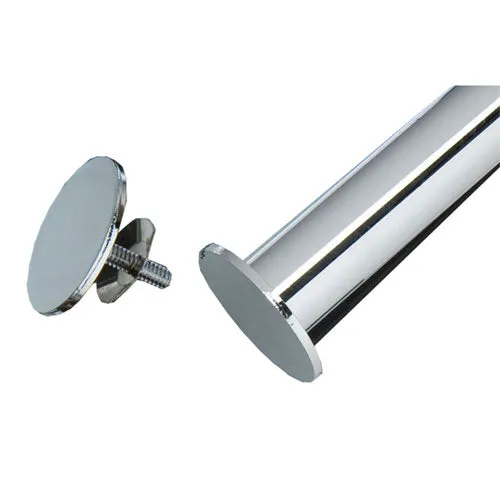 freedomRail Closet Rod Stops - Chrome