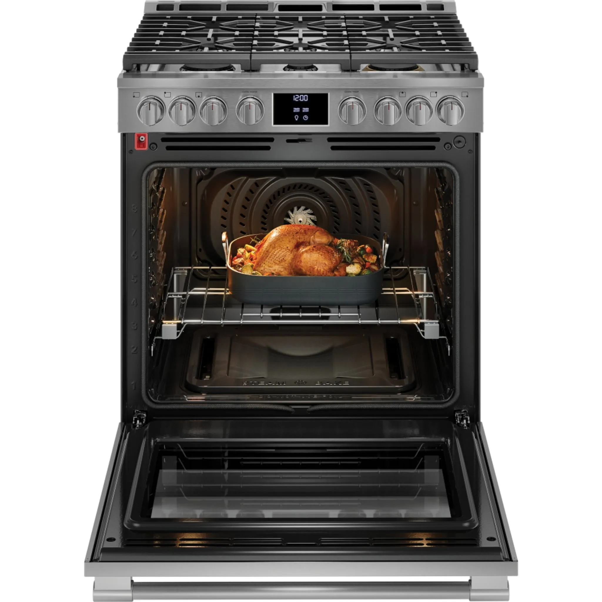 Frigidaire Professional Gas Range (PCFG3080AF) - SmudgeProof Stainless Steel