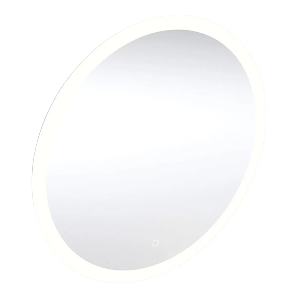 Geberit Option 900 mm Round Illuminated Wall Mounted Mirror With Direct and Indirect Lighting