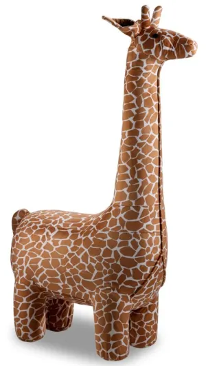 Giraffe Ottoman - Brown