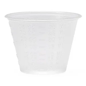 Graduated Plastic Medicine Cup, 1oz. (pack of 100)