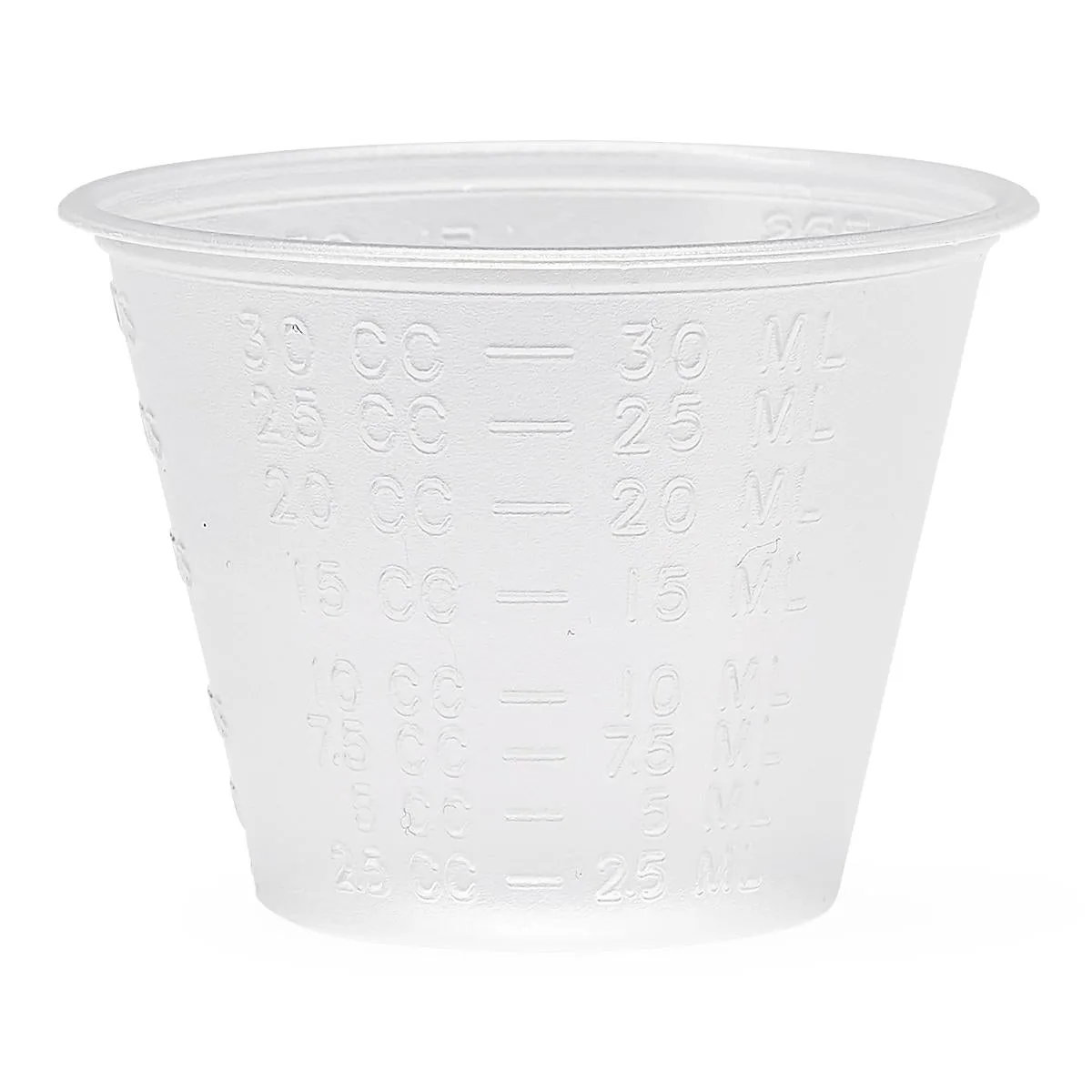 Graduated Plastic Medicine Cup, 1oz. (pack of 100)