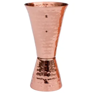 Hammered Solid Copper Jigger