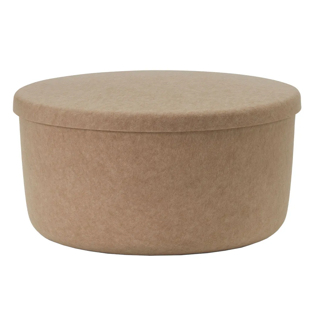 Hide Storage Pouf