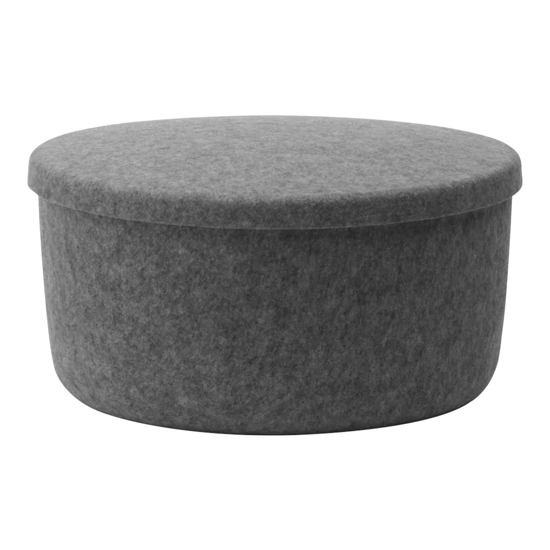 Hide Storage Pouf