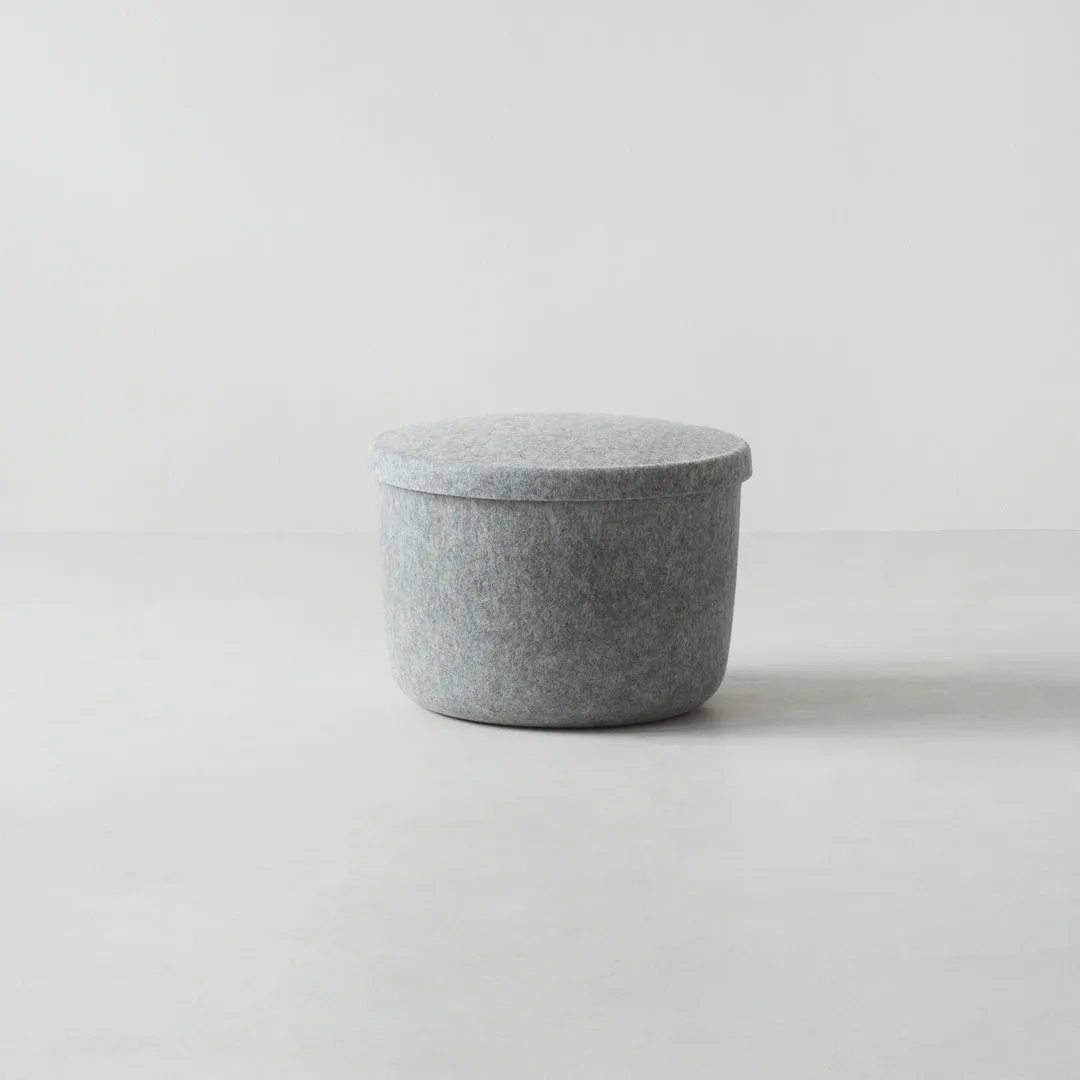 Hide Storage Pouf