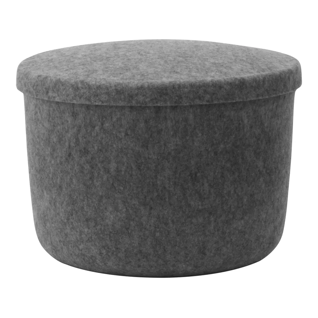 Hide Storage Pouf