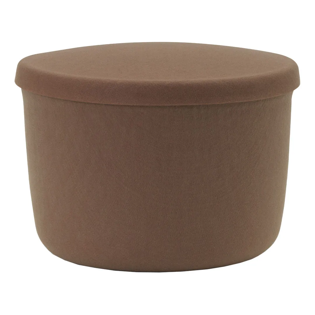 Hide Storage Pouf