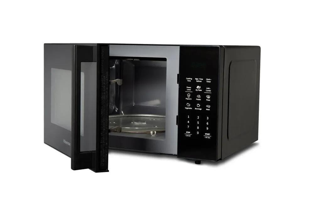 Hisense H28MOBS8HGUK  900W 28L Freestanding Microwave with Grill Black