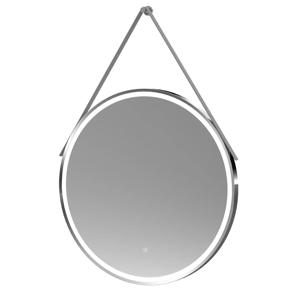 Hudson Reed 800mm Round Illuminated Mirror in Chrome