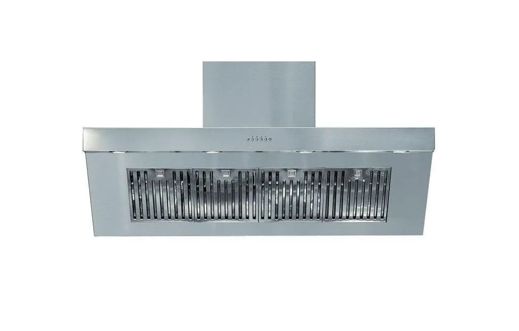 ILVE AGQ120-I Chimney Cooker Hood 120cm, Stainless Steel