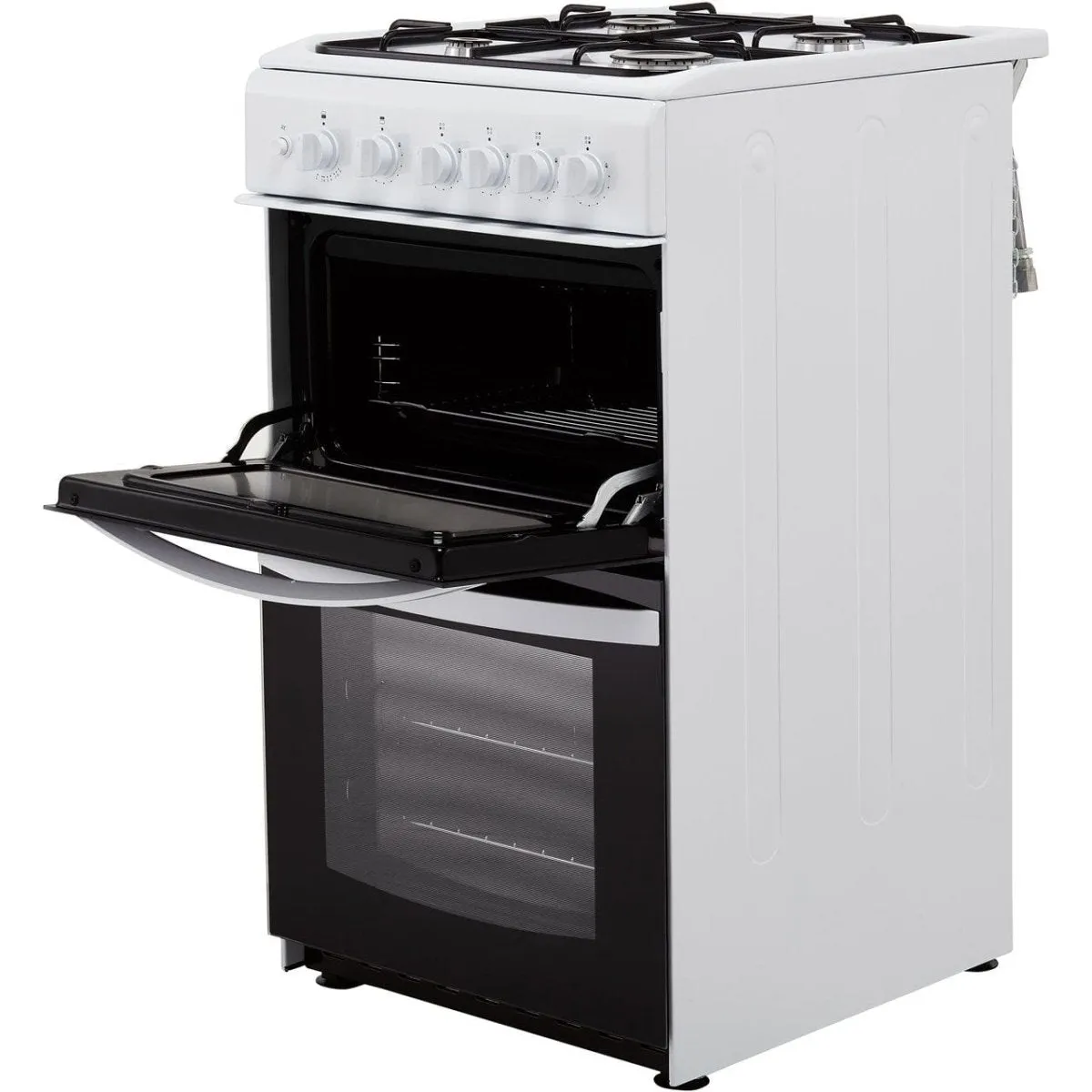 Indesit Cloe ID5G00KMW 50cm Gas Cooker with Full Width Gas Grill - White - A Rated