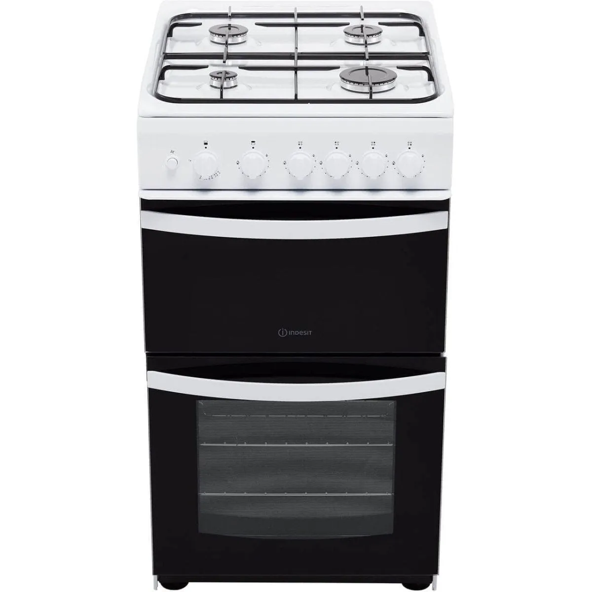 Indesit Cloe ID5G00KMW 50cm Gas Cooker with Full Width Gas Grill - White - A Rated